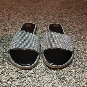 I am selling rhinestone imbedded sandals!